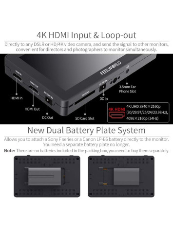 FeelWorld F6 Plus 5.5" 4K HDMI Monitor