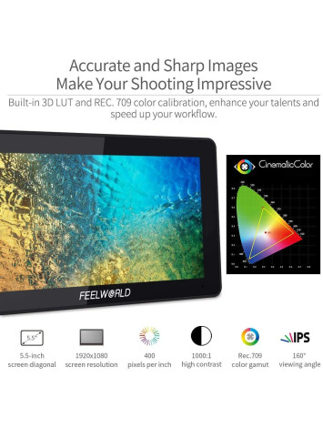 FeelWorld F6 Plus 5.5" 4K HDMI Monitor