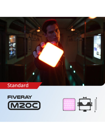 Zhiyun FIVERAY M20C standard On-Camera Video Lights, Bi-Color 2700k~6500k LED Video Lights, 20W (M20C standard)