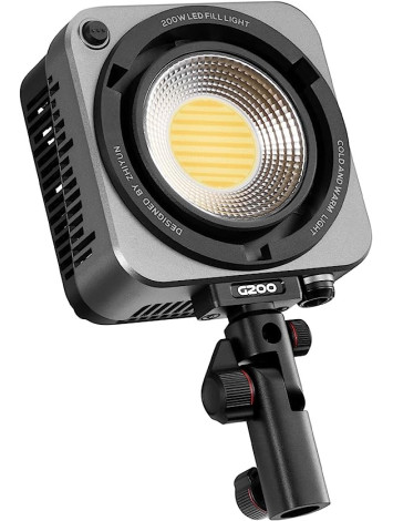 Zhiyun MOLUS G200 LED Video Light, Bowens Mount COB, 2700K-6500K Bi-Color App-Controlled Constant Lighting Photography Continuous Lighting 